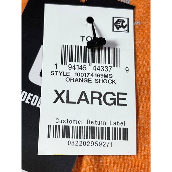 Ideology Womens Orange Shock Tank Top X-Large Lightweight Sleeveless Shirt - Picture 7 of 10